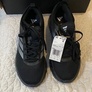Adidas Men's Black and Gray Sneakers
